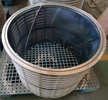 Wedge wire slotted screen cylinders supplied by Kgolo Industrial Supplies
