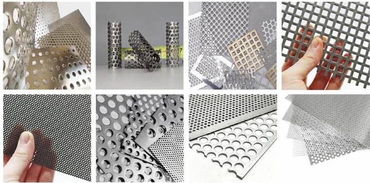 Perforated metal supplied by Kgolo Industrial Supplies