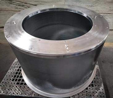 Wedge wire slotted screen cylinders supplied by Kgolo Industrial Supplies