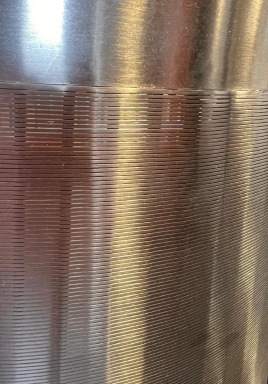 Wedge wire slotted screen cylinders supplied by Kgolo Industrial Supplies