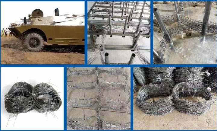 Low-visibility obstacle wire mesh (anti-tank mesh) supplied by Kgolo Industrial Supplies